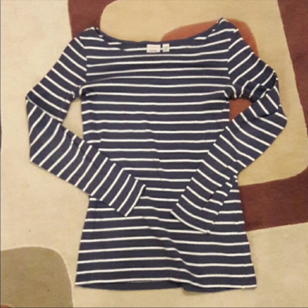 Boatneck striped shirt by Espirit